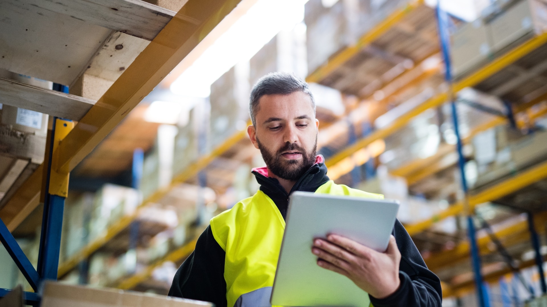 warehouse worker male