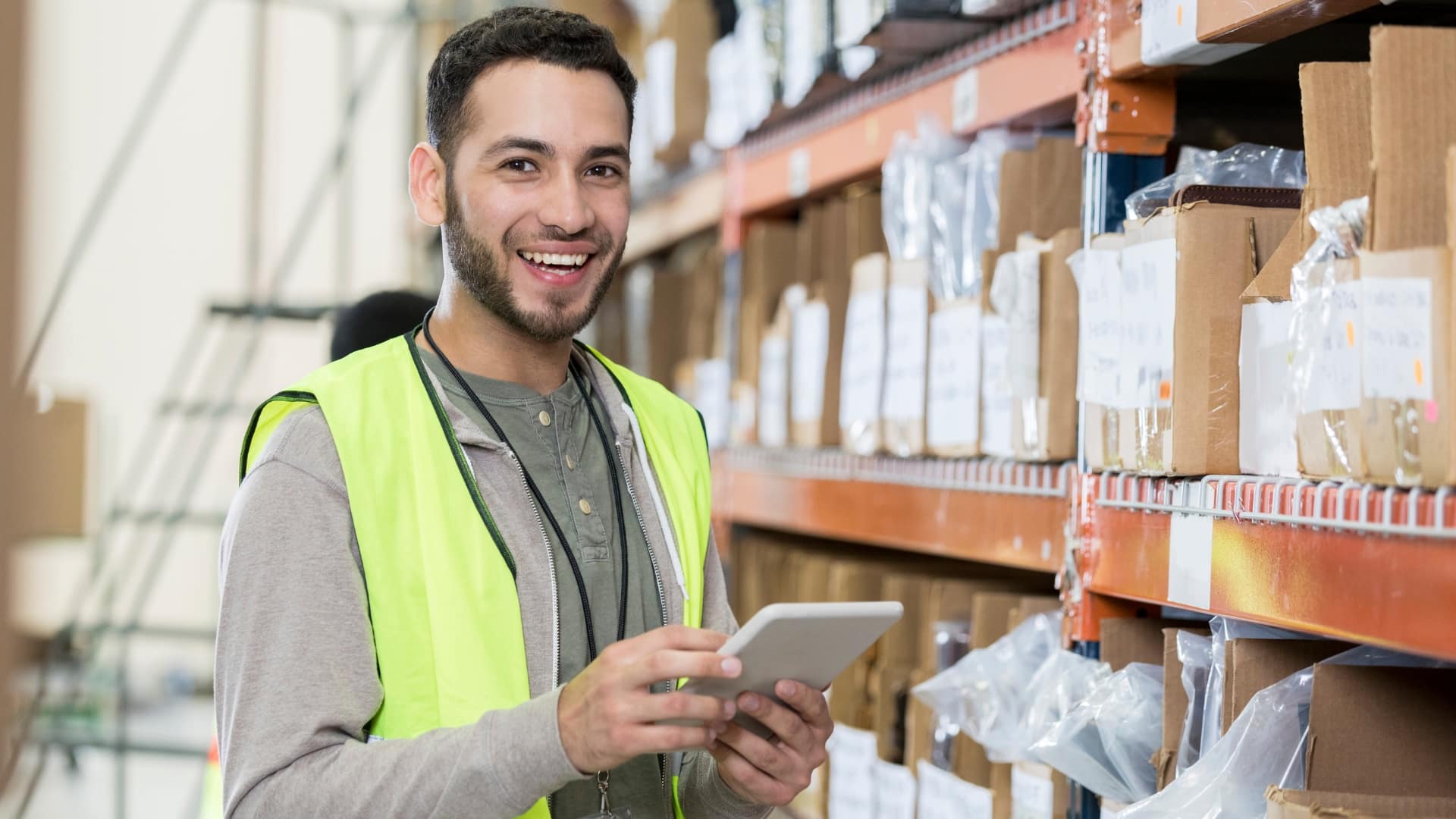 warehouse worker male