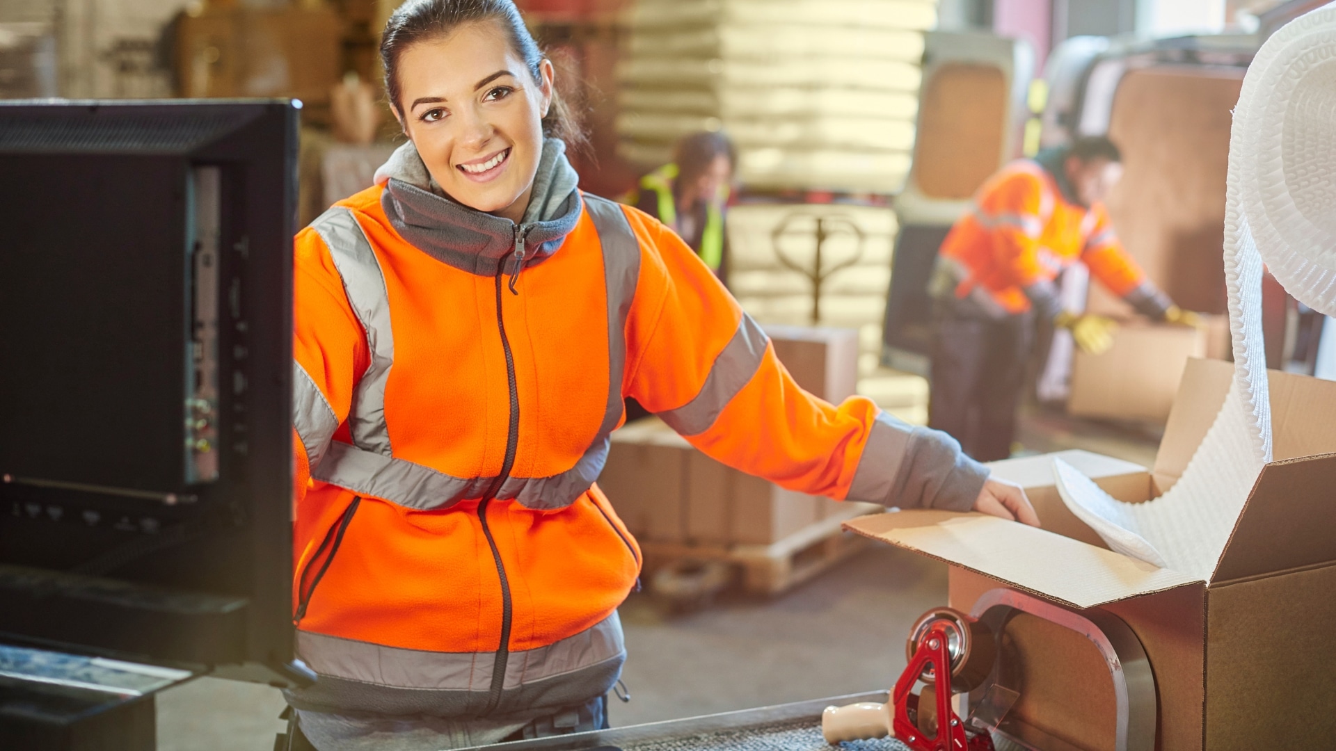 warehouse worker female