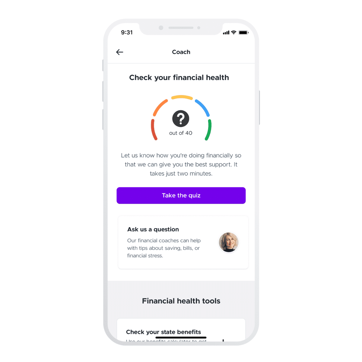 Wagestream app demonstration.